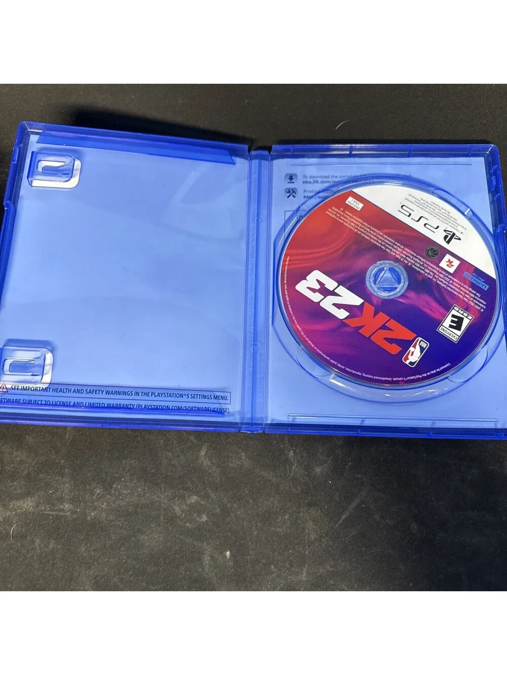 NBA 2K23 (Sony PlayStation 5, PS5, 2022) No Manual